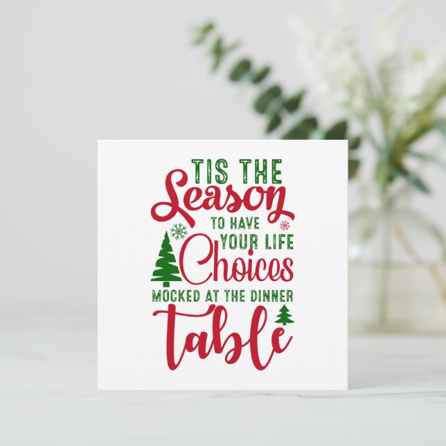 Festa de design de Natal (Em pé/Frente)