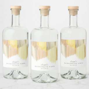 Festa de Despedida de Solteira Amarela Dourada Mod