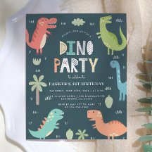 Festa de Dinossauros Econômica | Primeiro Aniversá