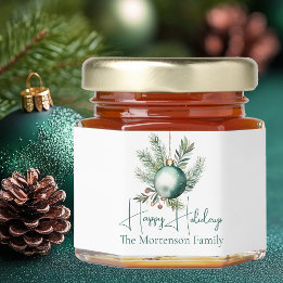 Festa de Feriado de Tendência de Ornamento Verde d