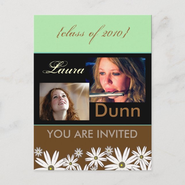 Festa de formatura, cartões postais fotográficos (Frente)