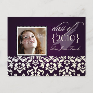 Festa de formatura de cartões postais de convite