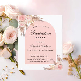 Festa de formatura de  de orçamento pampas blush r