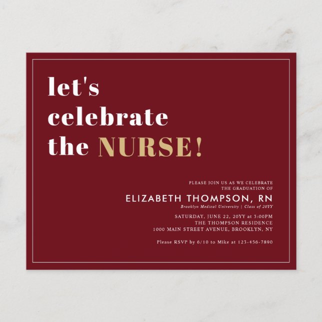 Festa de Formatura de Enfermeiro Graduado em Escol (Frente)