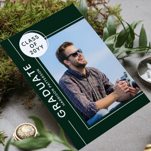 Festa de formatura de Fotografias - Branco Verde c