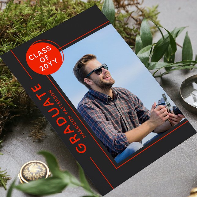 Festa de formatura Fotográfica Moderna Script Cinz (Criador carregado)