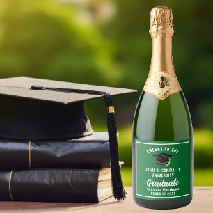 Festa de Formatura Personalizada Verde Branco Grad