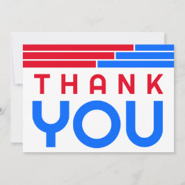 Festa de Formatura Red & Blue Bars Agradecimento