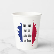 Festa de Futebol Orgulho da França Allez Les Bleus