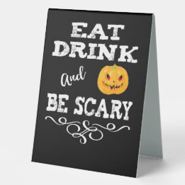 Festa De Halloween Coma Bebida E Seja Assustador C