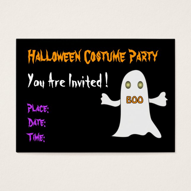 Festa de Halloween - Convite (Frente)