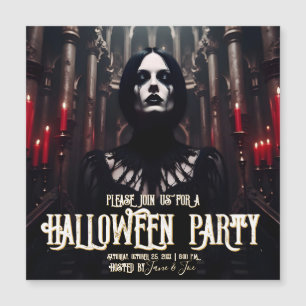 Festa de Halloween – Convite Sombrio Gótico