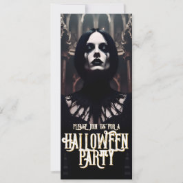 Festa de Halloween – Convite Sombrio Gótico