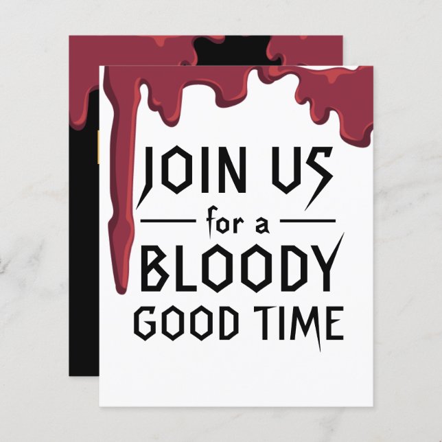 Festa de Halloween do ORÇAMENTO (Frente/Verso)