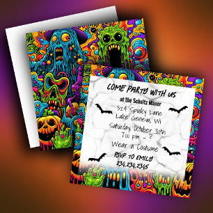 Festa de Halloween   Zombie e Monstros