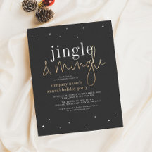 Festa de Natal Corporativa de Jingle e Mingle de O