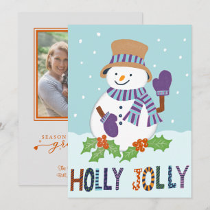 Festa de Natal de Holly Jolly Snowman, uma beleza