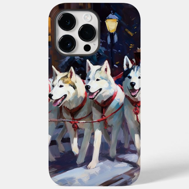 Festa de Natal do Husky Siberiano (Verso)