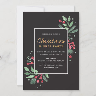 Festa de Natal do Winter Berries Greenery