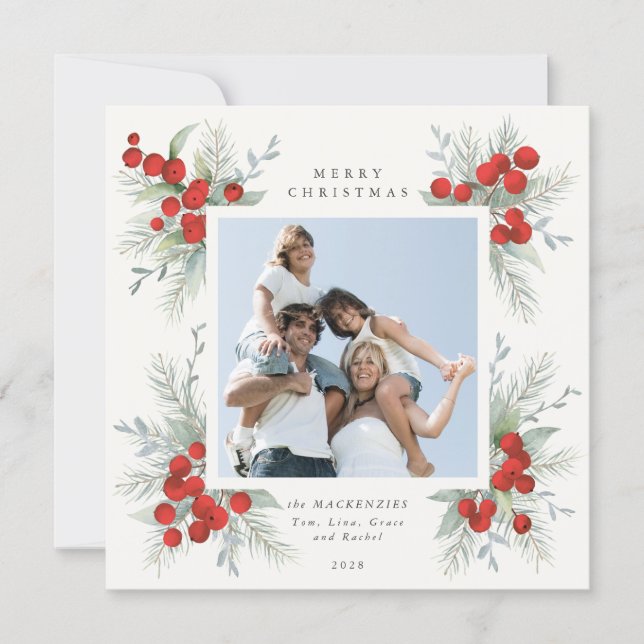 Festa de Natal dos Botânicos Red Berries (Frente)