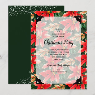 Festa de Natal Elegante Floral Greenery