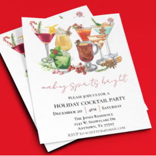 Festa de Natal: Making Spirits Bright Coquetel Par