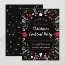 Festa de Natal Moderna, Convites para Festa de Fim