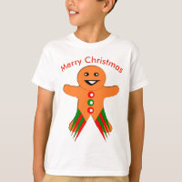 Festa de Natal Pão Gingerpão Homem Crianças Camisa