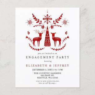 Festa de noivado Nordic Buck and Doe