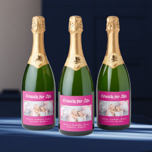 Festa de nomes de fotos rosa-quente dos melhores a