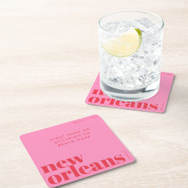 Festa de Nova Orleans Louisiana, Porta-copos de pa