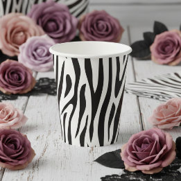 Festa de Preto e Branco com Estampa de Zebra