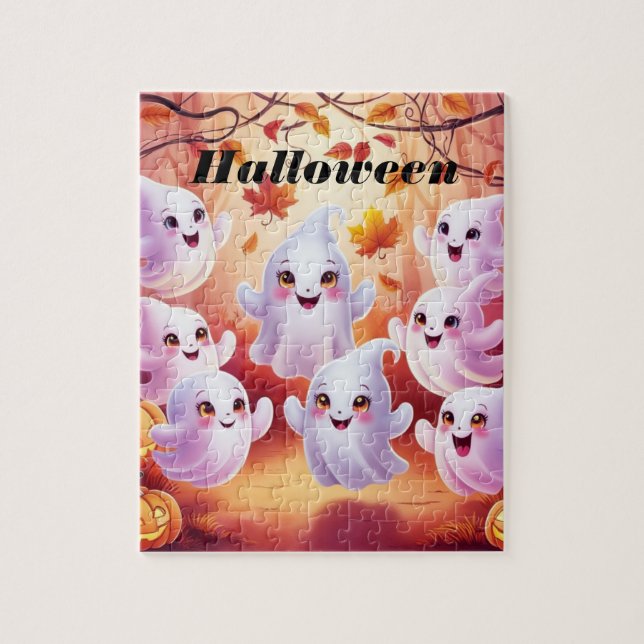 Festa de Quebra-cabeça do Halloween: Divertido dem (Vertical)
