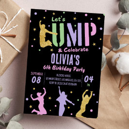 Festa de Salto de Aniversário do Convite