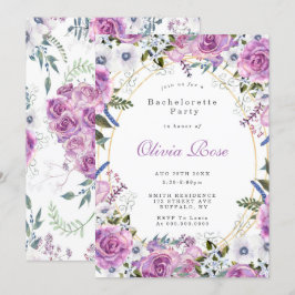 Festa de solteira de Anêmonas de Púrpura