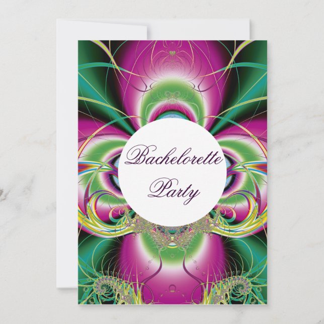 Festa de solteira de convites (Frente)