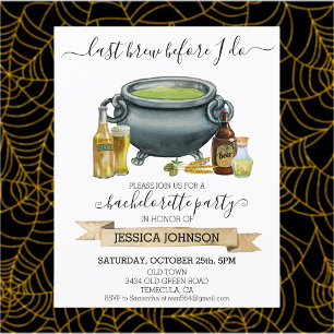 Festa de solteira de Halloween Breve outono