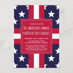 Festa de Verão de 4 de julho, Convite para Cookout