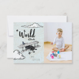 Festa de Viagem de avião Vintage | Cartões de agra