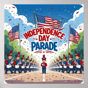 Festa do Dia da Independência - Impressão Poster