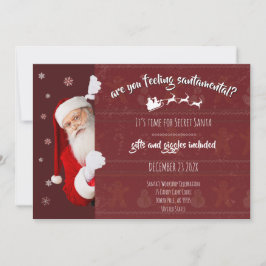 Festa do Papai Noel Secreto – Convite de Presentes