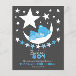 Festa do Urso de Teddy Azul Dormindo Favorito Obri