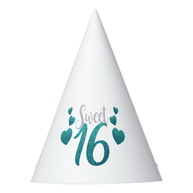 Festa "Doce 16" Chapéu de 16 Partidos (Frente)