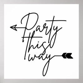 Festa este caminho rumo poster