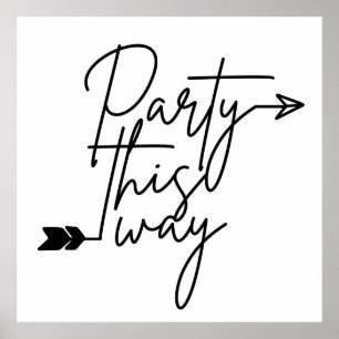 Festa este caminho rumo poster