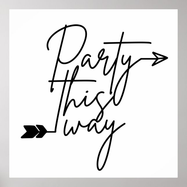 Festa este caminho rumo poster (Frente)