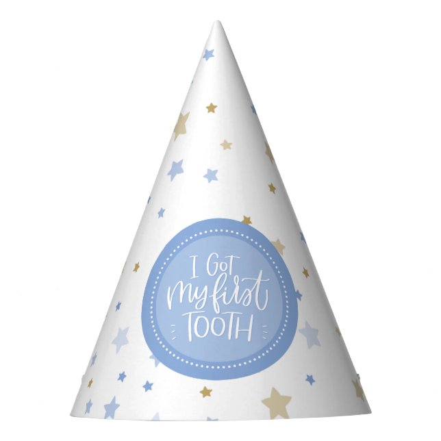 Festa Eu tenho o meu primeiro chapéu de festas dentárias (Frente)