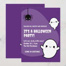Festa Fantasma de Spooky Cute Kawaii Halloween