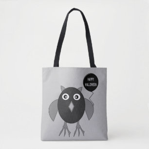 Festa Feliz de Halloween Coruja Tote Bag