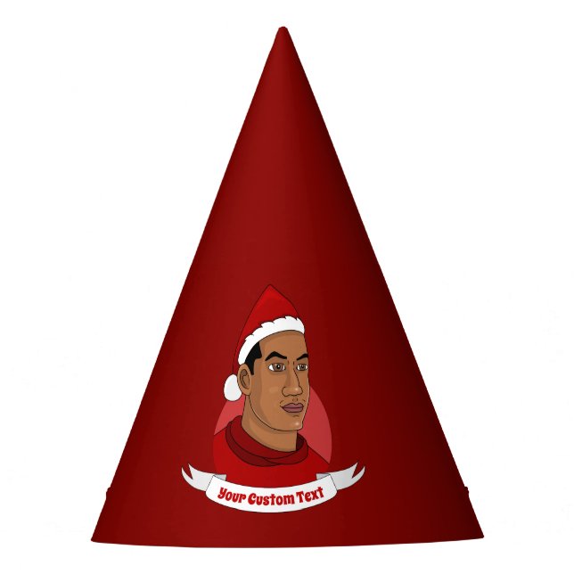Festa Homem com o chapéu de Papai Noel (Frente)